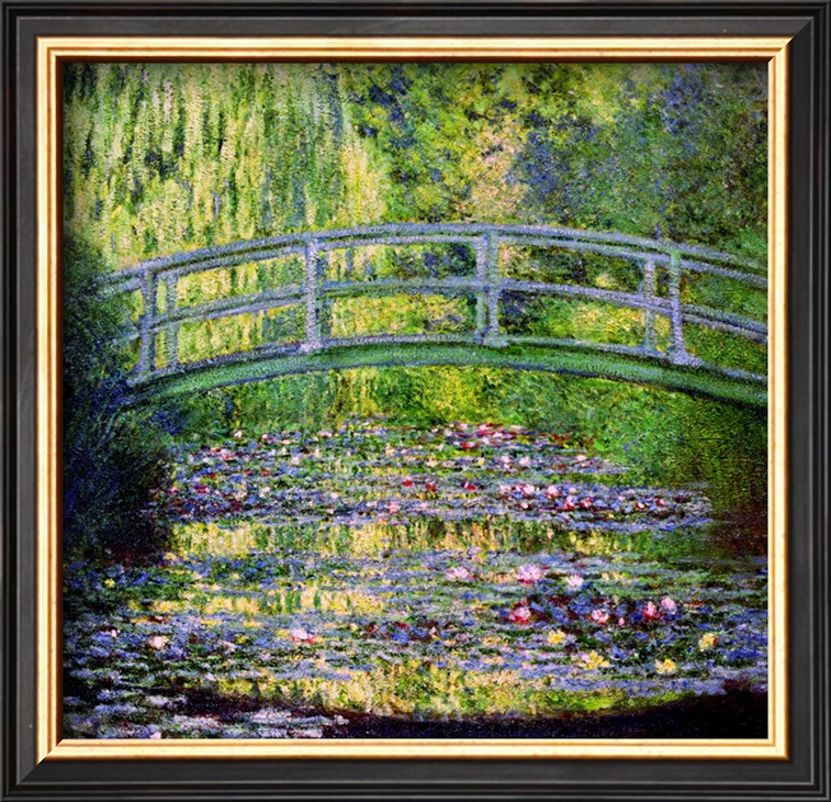 The Waterlily Pond With The Japanese Bridge, 1899-Claude Monet Painting